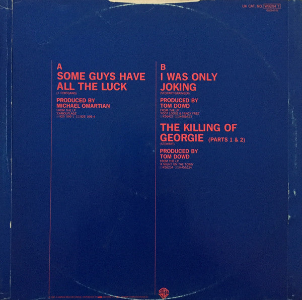 Rod Stewart - Some Guys Have All The Luck