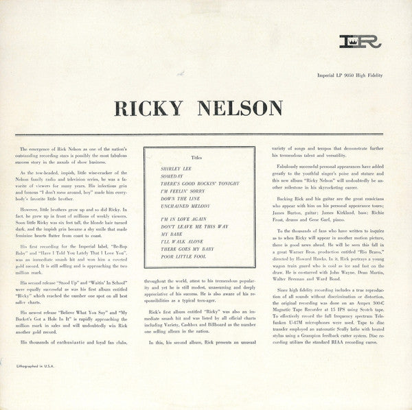 Ricky Nelson