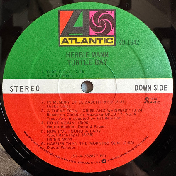 Herbie Mann - Turtle Bay