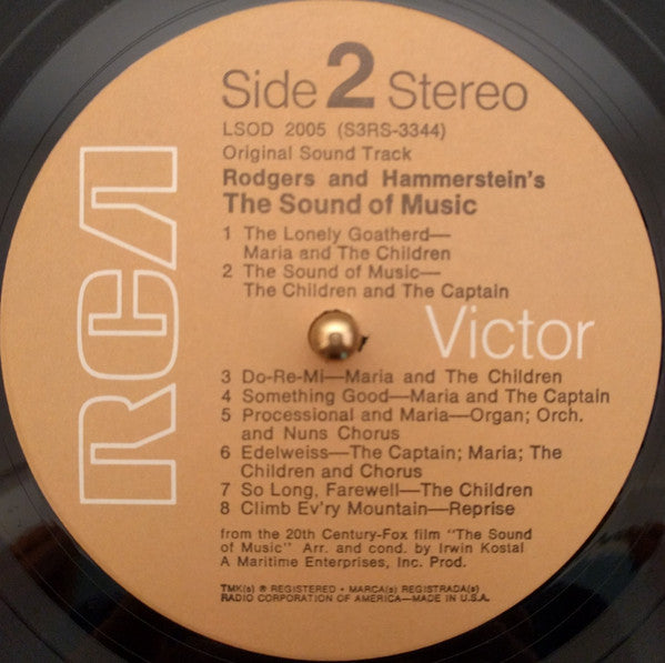 The Sound Of Music (An Original Soundtrack Recording)