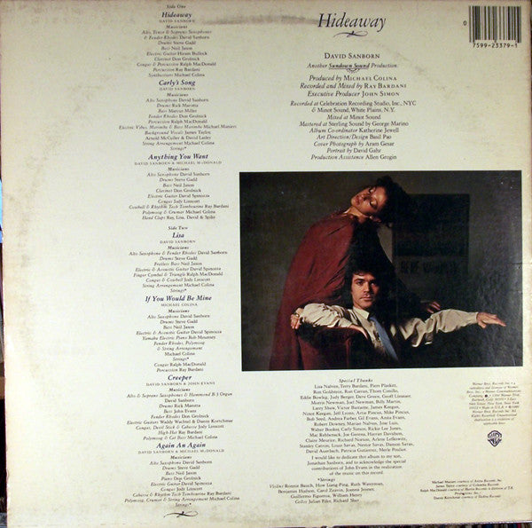 David Sanborn - Hideaway