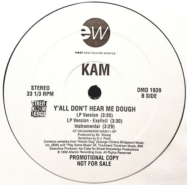 Kam - Peace Treaty / Y'all Don't Hear Me Dough