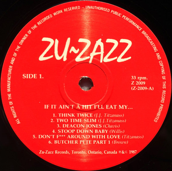 Various Featuring Jackie Wilson - If It Ain't A Hit, I'll Eat My...Baby! (The Dirtiest Of Them Dirty Blues)