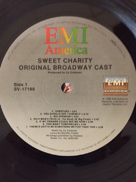 Debbie Allen - Sweet Charity Broadway Cast Album