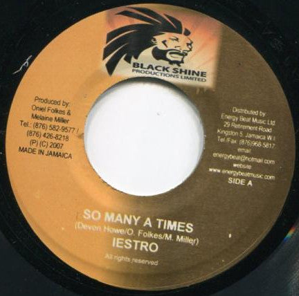 Iestro - So Mant Times