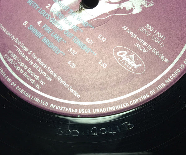 Bob Seger And The Silver Bullet Band - Against The Wind