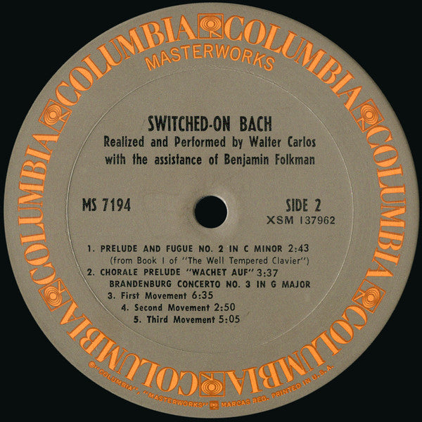 Walter Carlos - Switched-On Bach