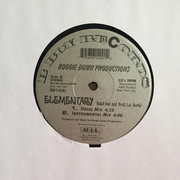 Boogie Down Productions - Poetry / Elementary