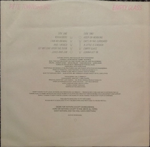 Pete Townshend - Empty Glass