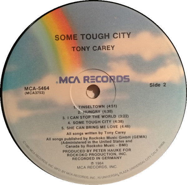 Tony Carey - Some Tough City
