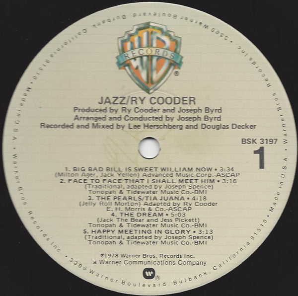 Ry Cooder - Jazz