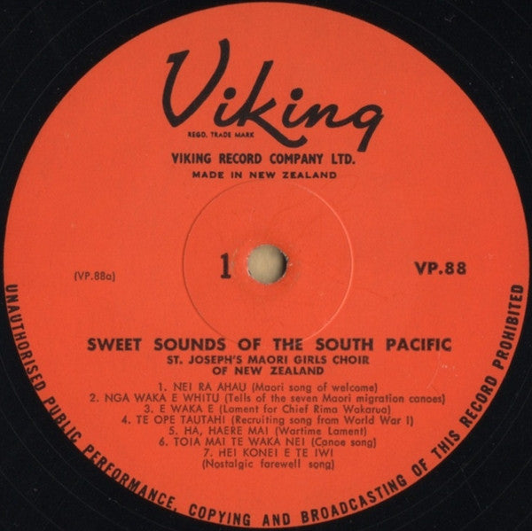 St. Joseph's Maori Girls College Choir - Sweet Sounds Of The South Pacific