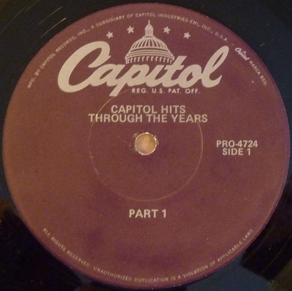 Various - Capitol Hits Through The Years
