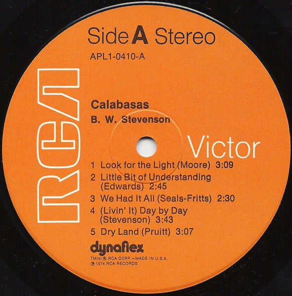 B.W. Stevenson - Calabasas