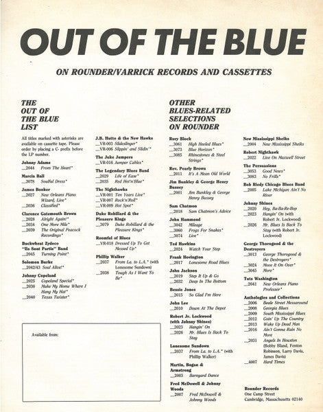 Various - Out Of The Blue