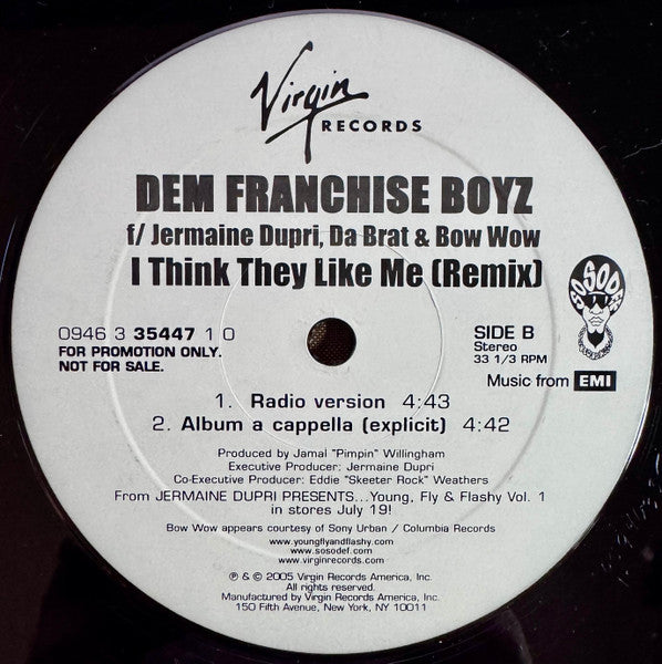 Dem Franchize Boyz - I Think They Like Me (Remix)