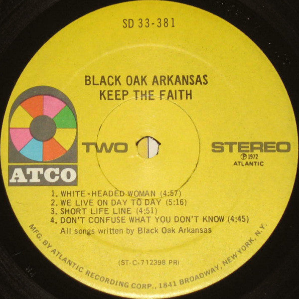Black Oak Arkansas - Keep The Faith