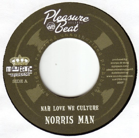 Norrisman - Nah Love We Culture / Victory