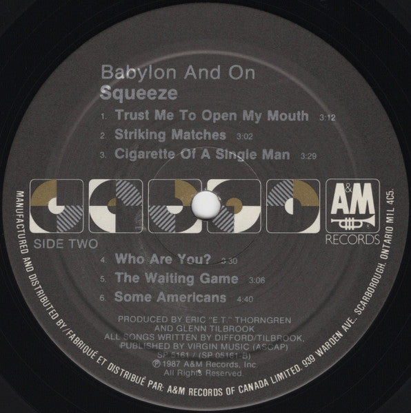 Squeeze (2) - Babylon And On