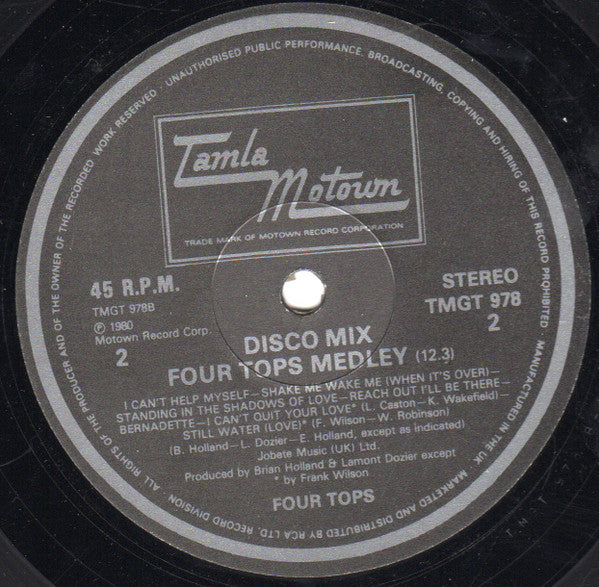 Disco Mix (Four Tops Medley)