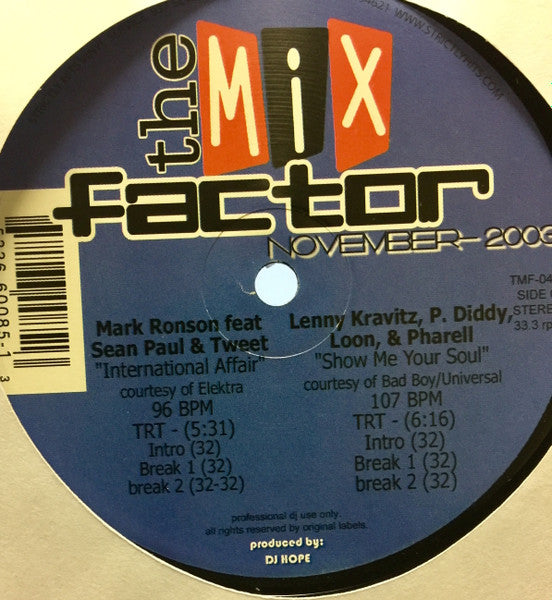 Various - The Mix Factor (November 2003)