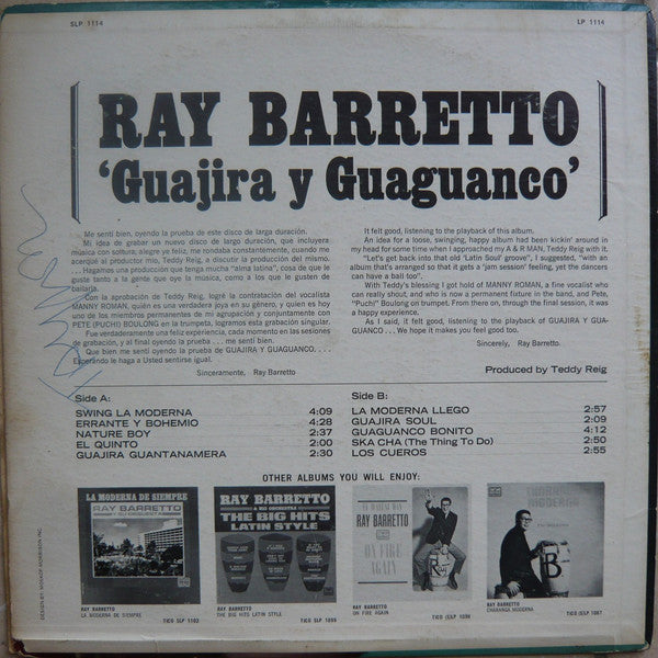 Ray Barretto - Guajira Y Guaguanco