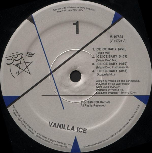 Vanilla Ice - Ice Ice Baby