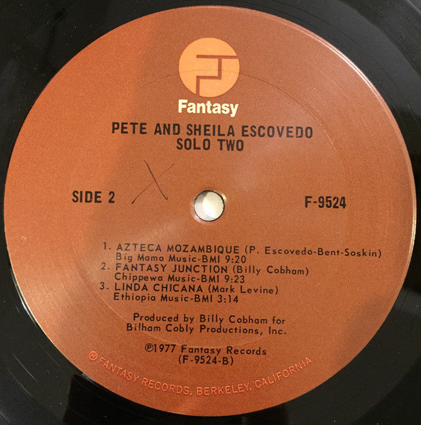 Pete & Sheila Escovedo - Solo Two
