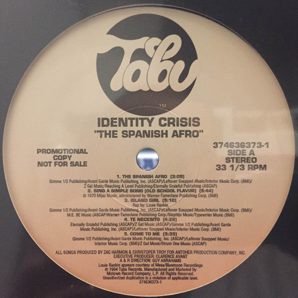 Identity Crisis (2) - The Spanish Afro