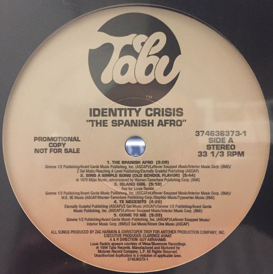 Identity Crisis (2) - The Spanish Afro
