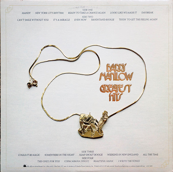 Barry Manilow - Greatest Hits