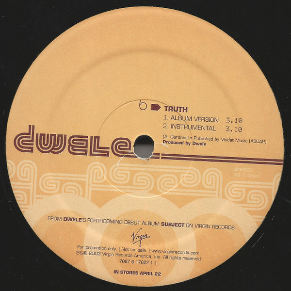 Dwele - Find A Way / Truth