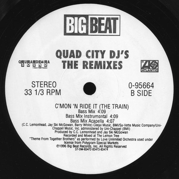 Quad City DJ'S - The Remixes "C'Mon 'N Ride It (The Train)"
