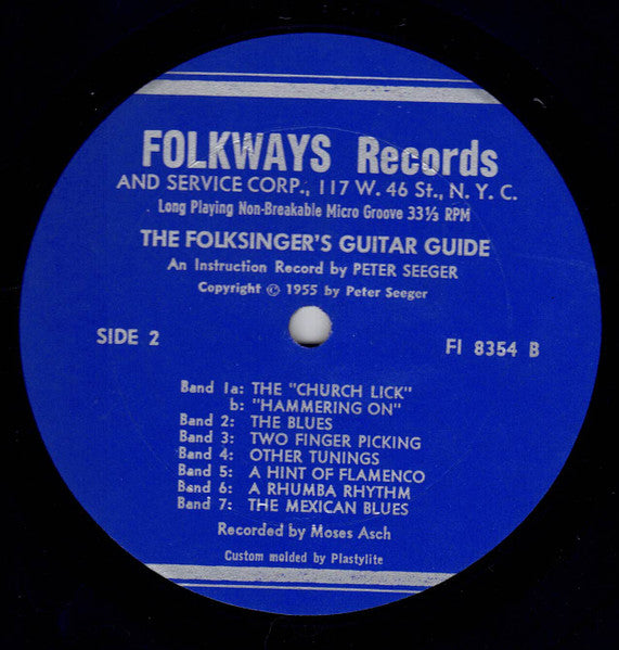 Pete Seeger - The Folksinger's Guitar Guide: An Instruction Record By Pete Seeger