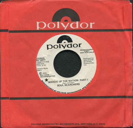 The Soul Searchers - Boogie Up The Nation