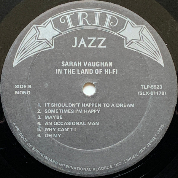Sarah Vaughan - In The Land Of Hi-Fi