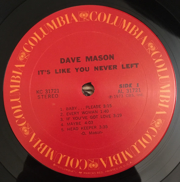 Dave Mason - It's Like You Never Left