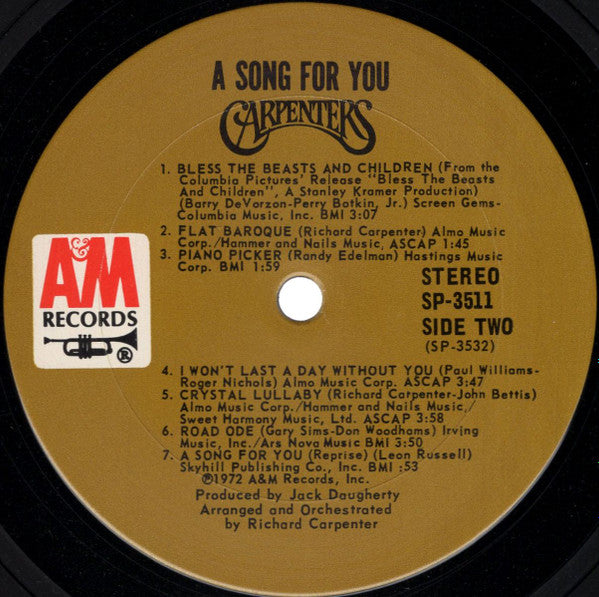 Carpenters - A Song For You