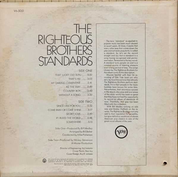 The Righteous Brothers - Standards