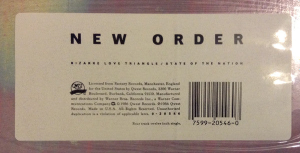 New Order - Bizarre Love Triangle