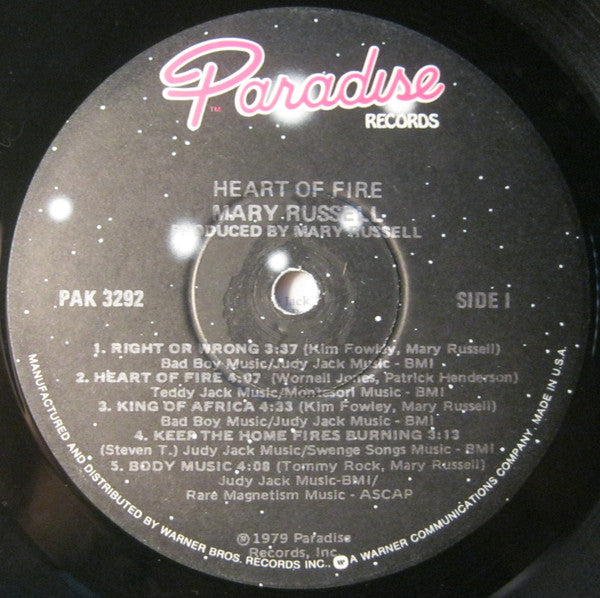 Mary Russell - Heart Of Fire