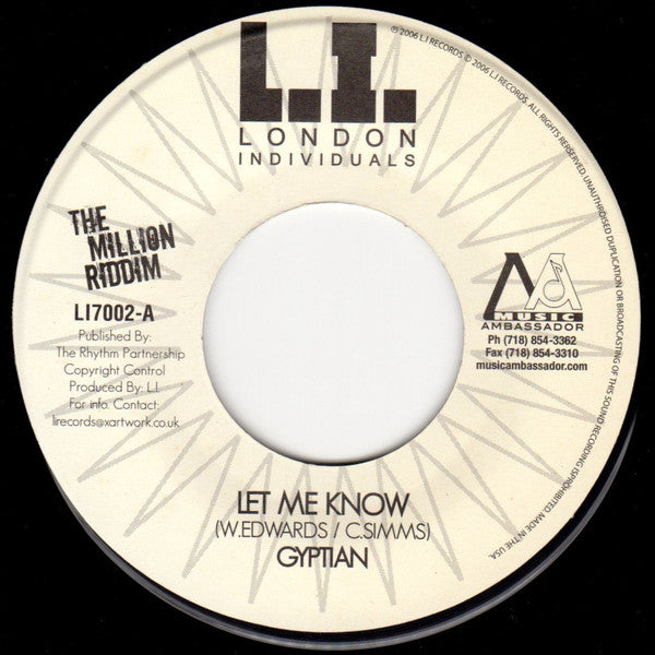 Gyptian - Let Me Know / My Darling