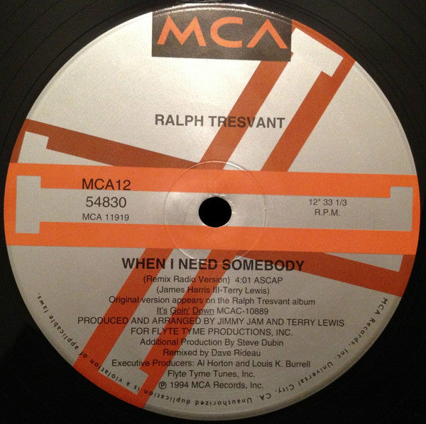 Ralph Tresvant - When I Need Somebody