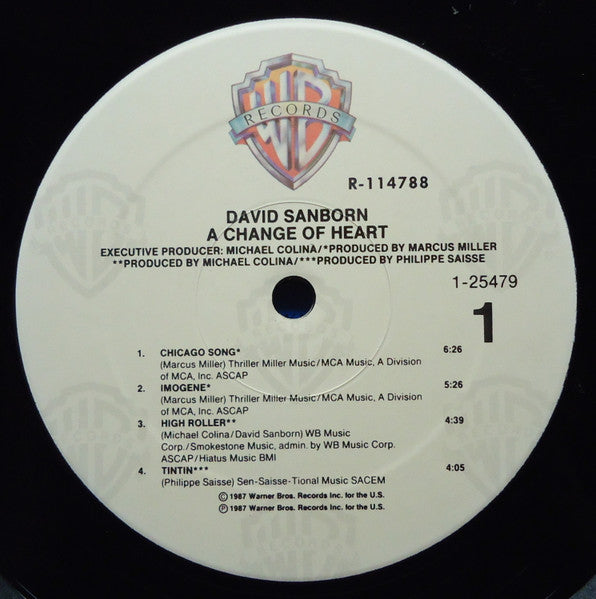 David Sanborn - A Change Of Heart