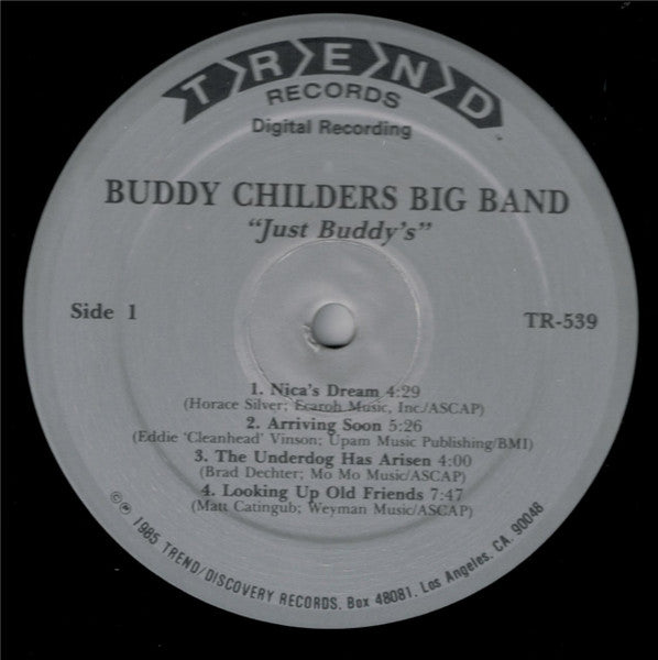 Buddy Childers Big Band - Just Buddy's