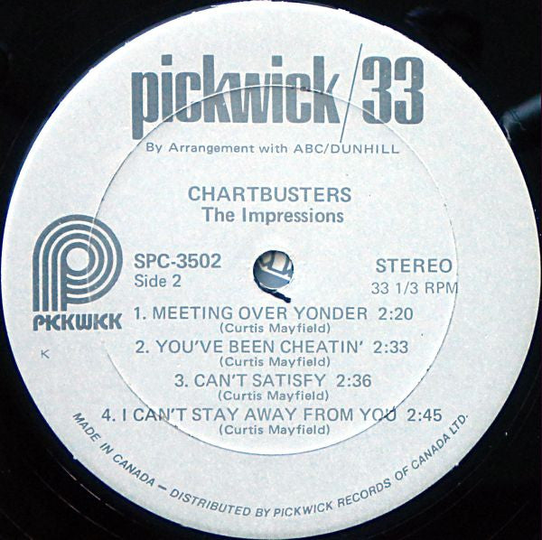 The Impressions - Chart Busters!