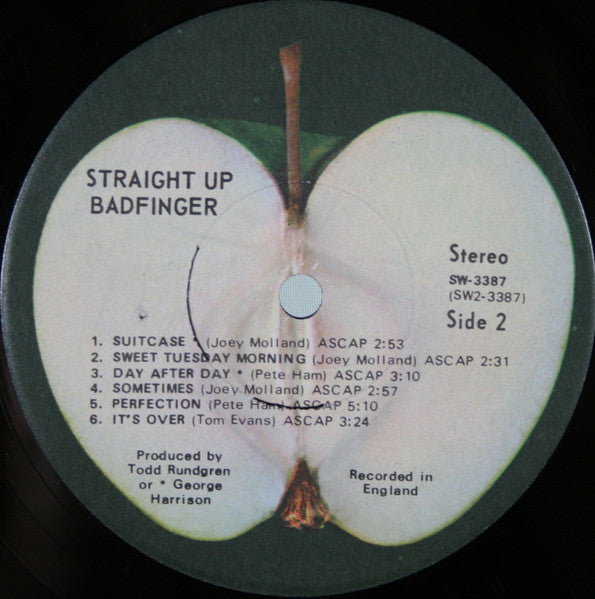 Badfinger - Straight Up [1st US Press, 1971]