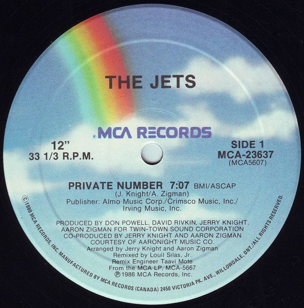 The Jets - Private Number (12" Version)