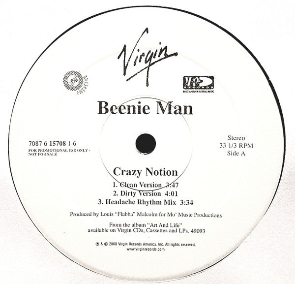 Beenie Man - Crazy Notion