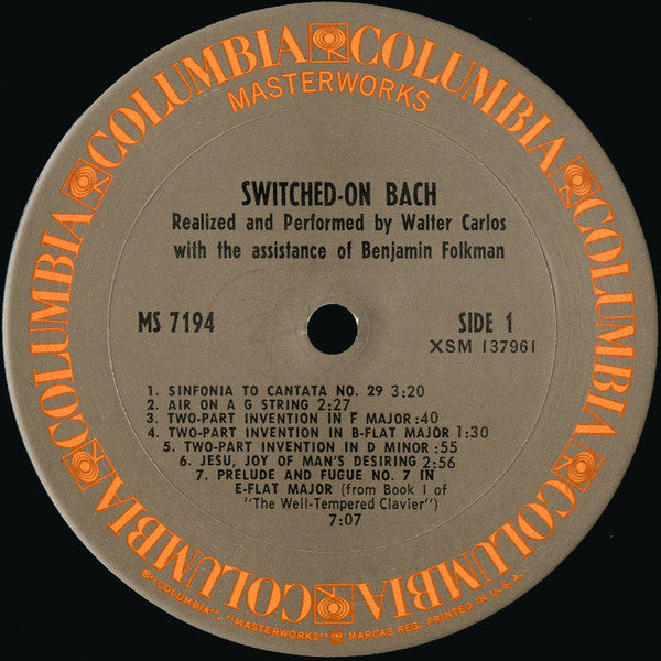 Walter Carlos - Switched-On Bach
